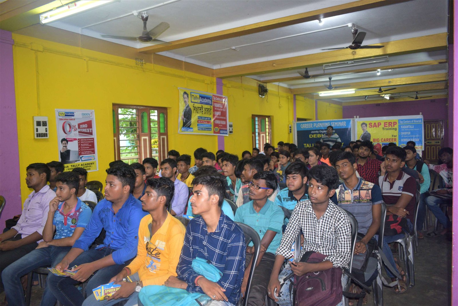Coaching Debu Sir Bargachia with student 